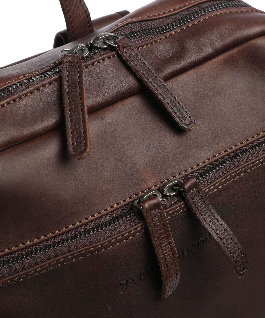The Chesterfield Brand Wax Pull Up Cow Jasper Backpack brown
