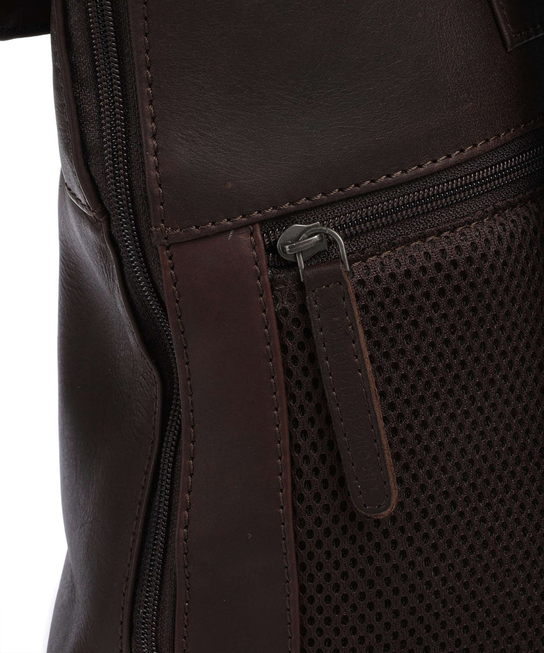 The Chesterfield Brand Cow Wax Pull Up Larsson Backpack brown