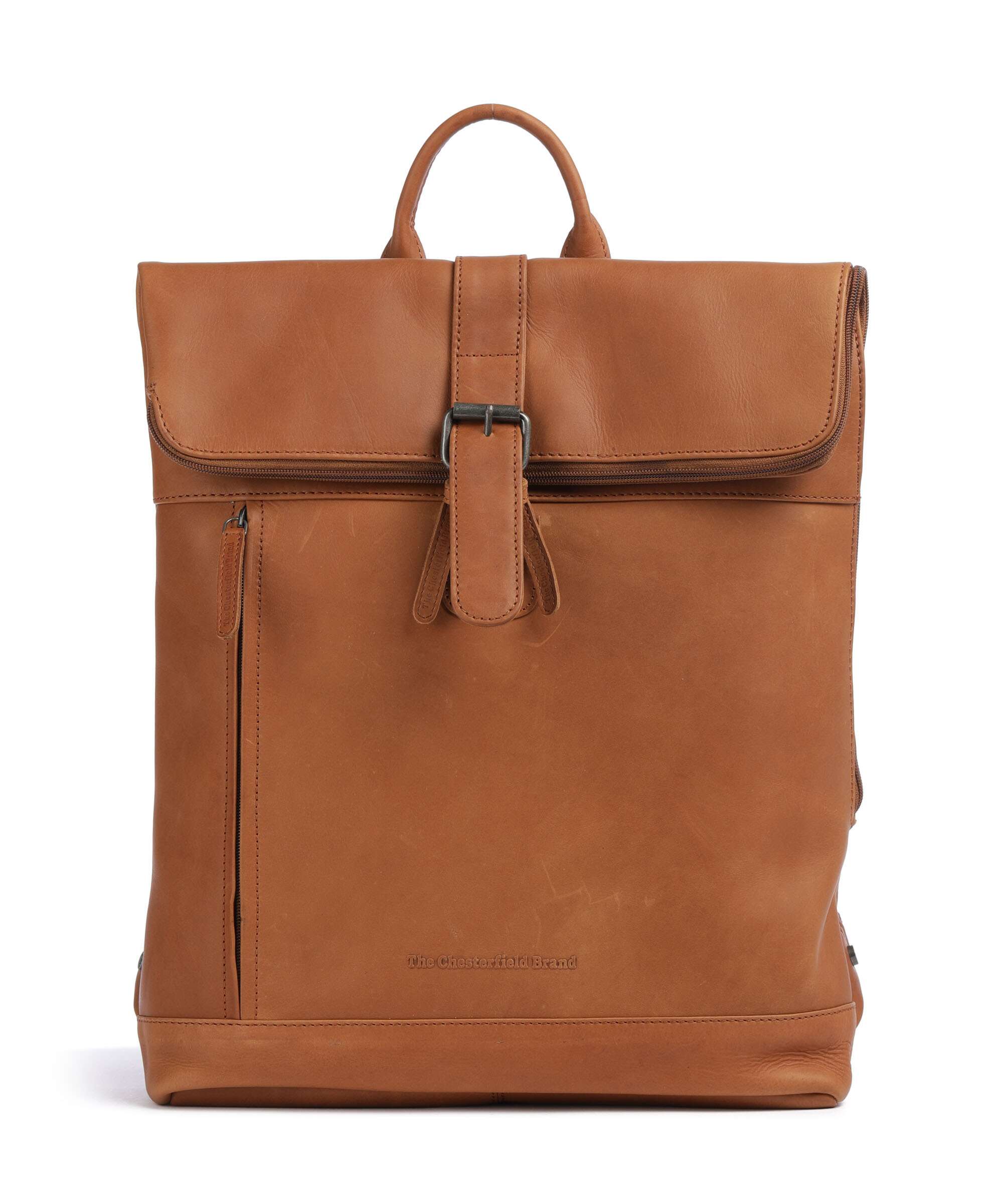 The Chesterfield Brand Wax Pull Up Cow Larsson Backpack cognac