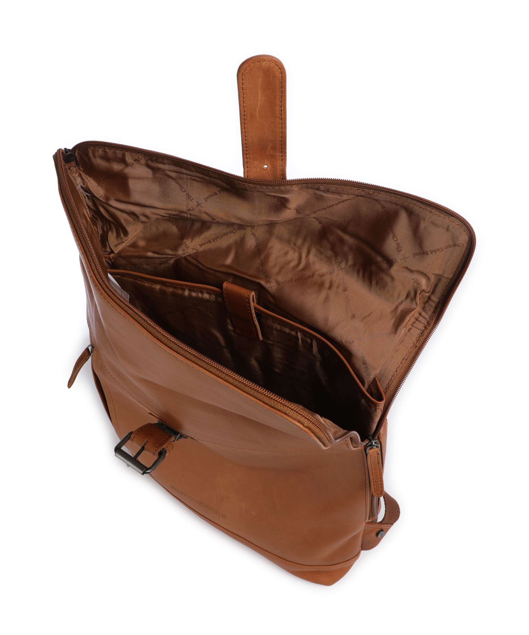 The Chesterfield Brand Wax Pull Up Cow Larsson Backpack cognac