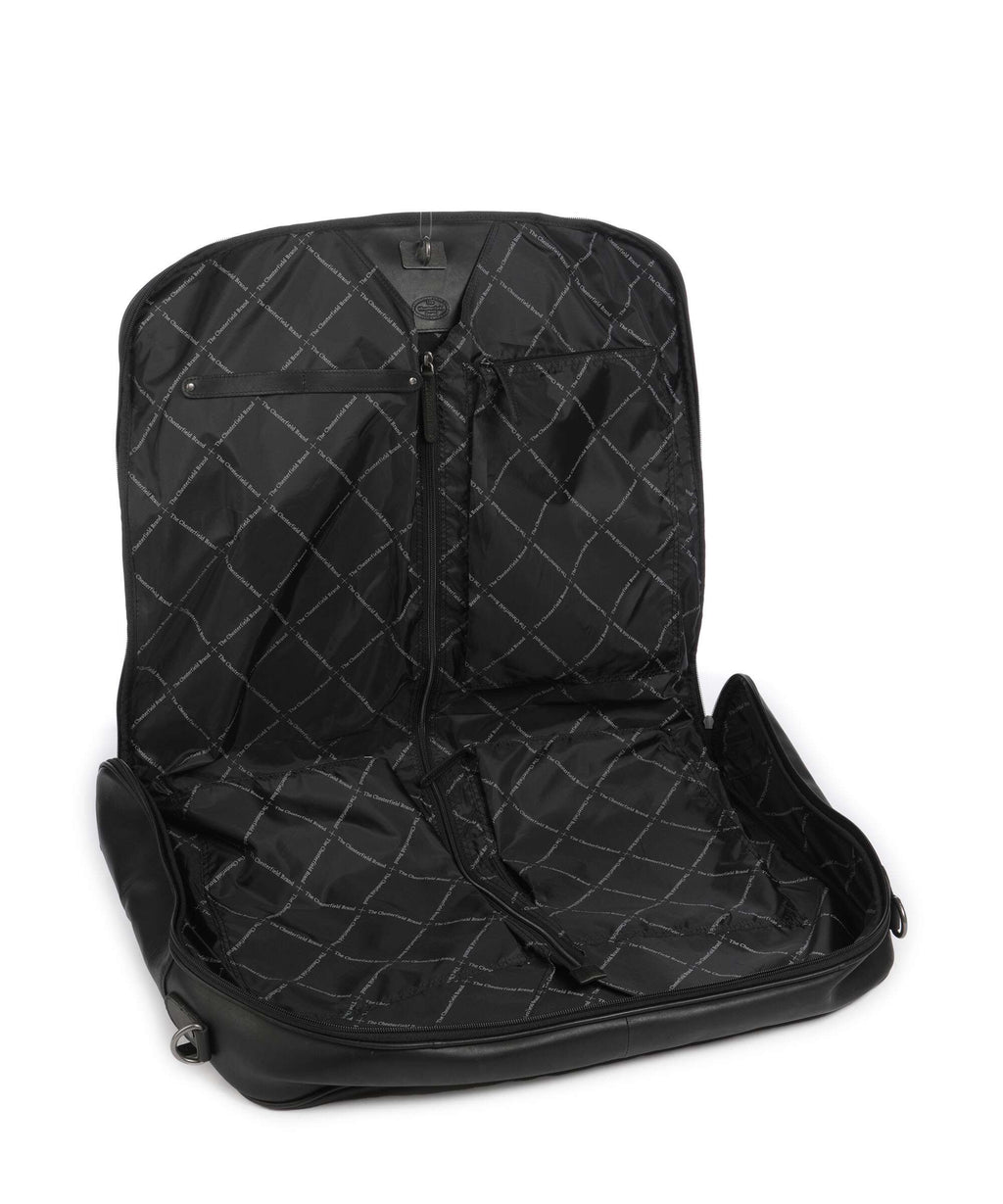 The Chesterfield Brand Wax Pull Up Cow Josh Garment bag black