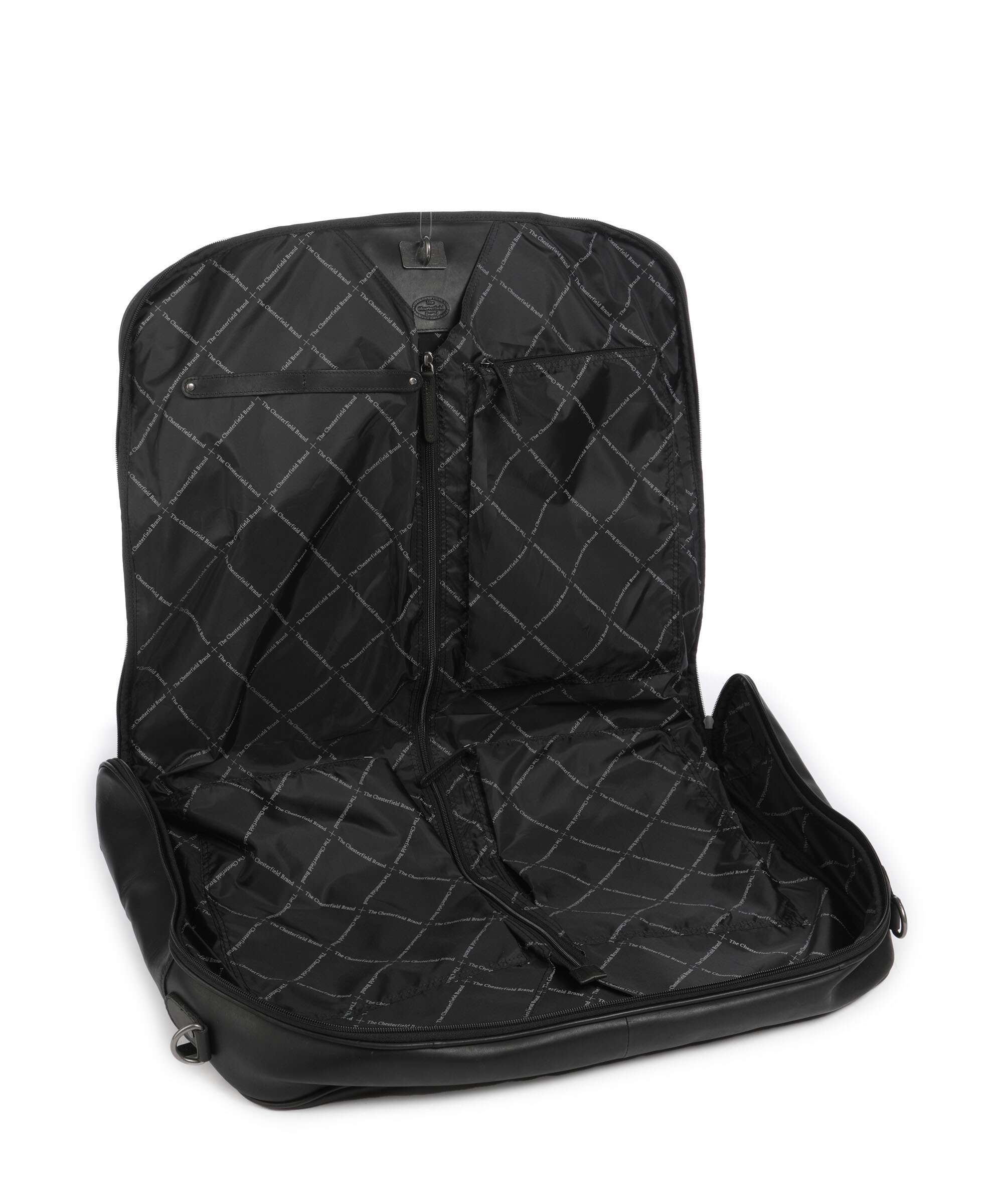 The Chesterfield Brand Wax Pull Up Cow Josh Garment bag black