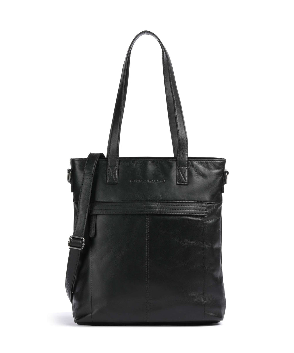 The Chesterfield Brand Wax Pull Up Cow Nunavik Tote bag black