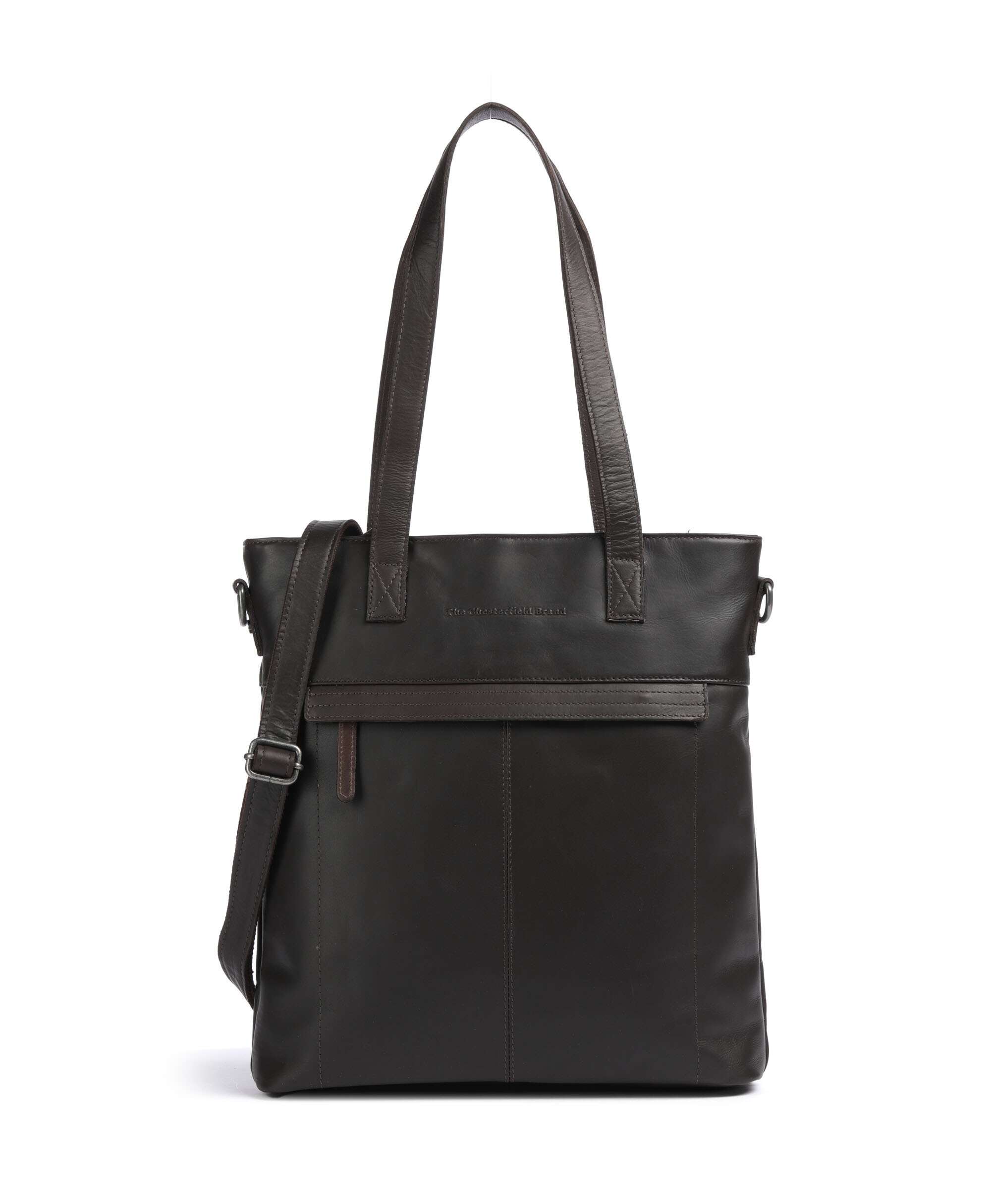The Chesterfield Brand Wax Pull Up Cow Nunavik Tote bag brown