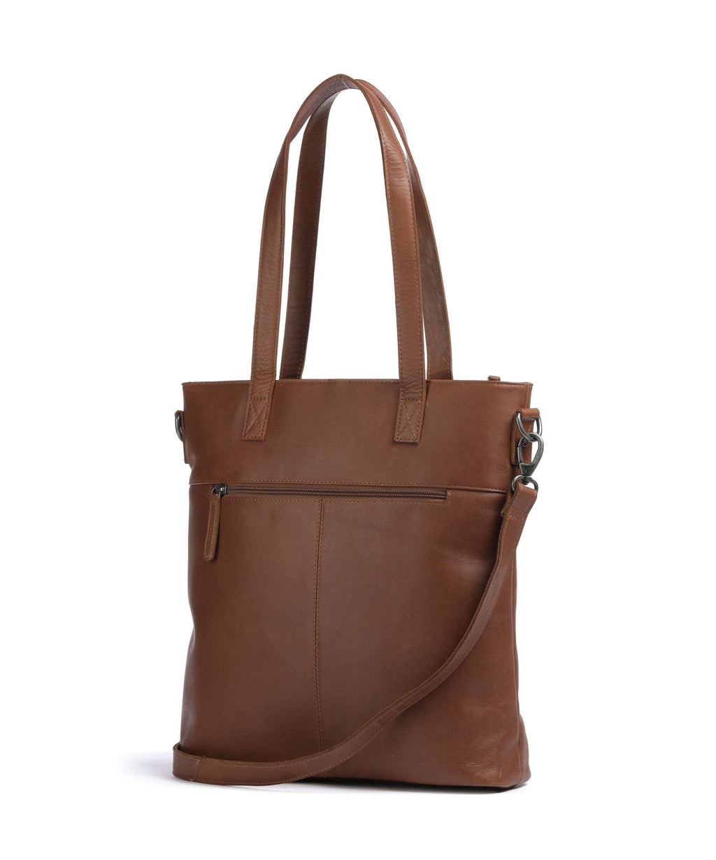 The Chesterfield Brand Wax Pull Up Cow Nunavik Tote bag cognac