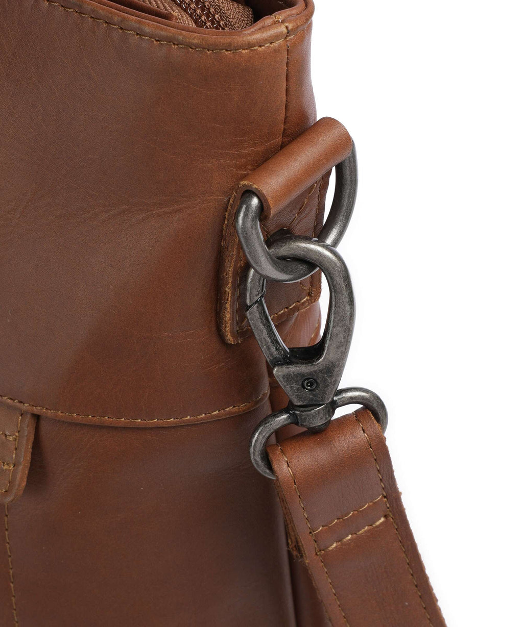 The Chesterfield Brand Wax Pull Up Cow Nunavik Tote bag cognac