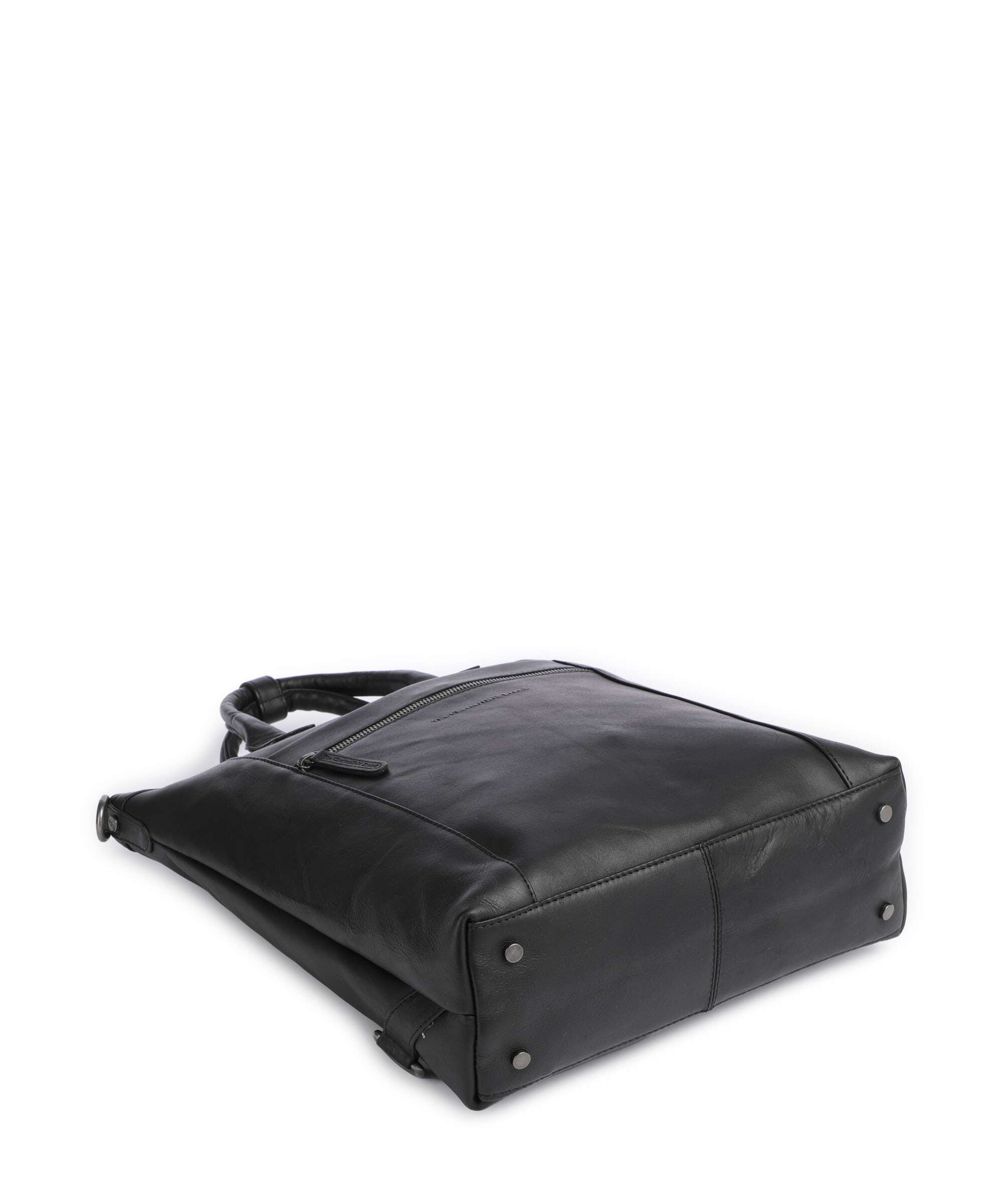 The Chesterfield Brand Wax Pull Up Cow Luisa Backpack bag black