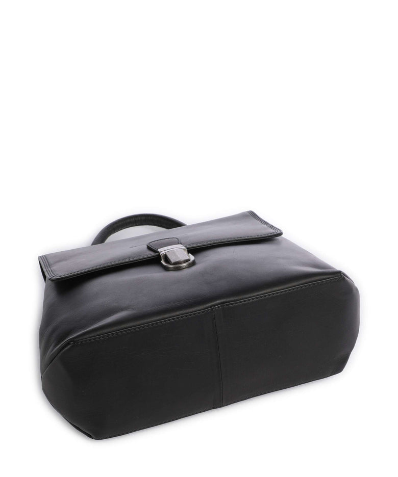 The Chesterfield Brand Wax Pull Up Cow Angera Handbag black