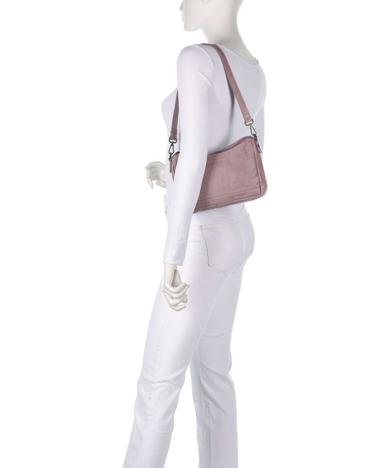 The Chesterfield Brand Washed Waxed Cow Irving Shoulder bag lavender lila