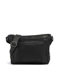 The Chesterfield Brand Washed Waxed Cow Aston Crossbody bag black