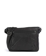 The Chesterfield Brand Washed Waxed Cow Aston Kabelka přes rameno black