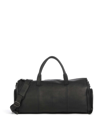 The Chesterfield Brand Wax Pull Up Cow Finlay Víkendová taška black
