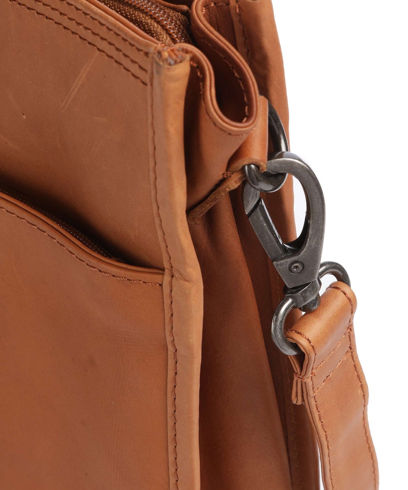 The Chesterfield Brand Wax Pull Up Cow Adana Tote bag cognac