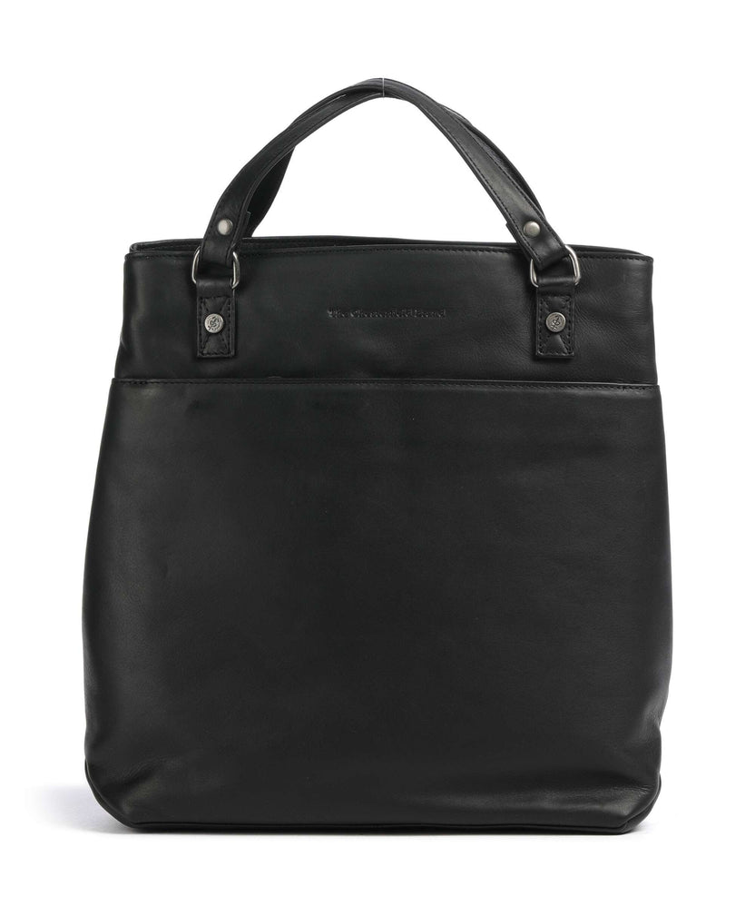 The Chesterfield Brand Wax Pull Up Cow Raynor Backpack bag black