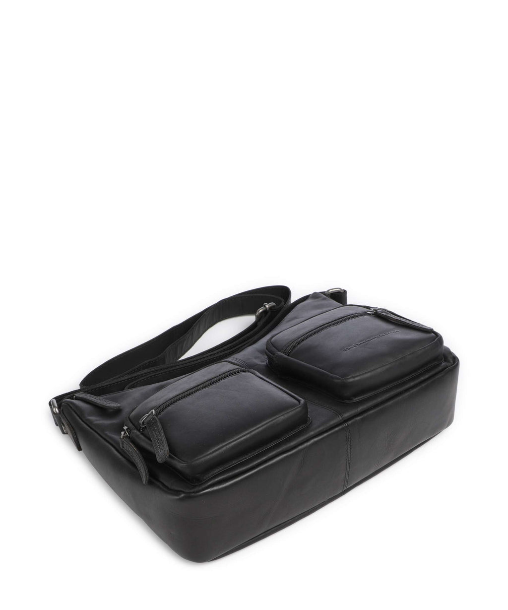 The Chesterfield Brand Wax Pull Up Cow Valenora Shoulder bag black