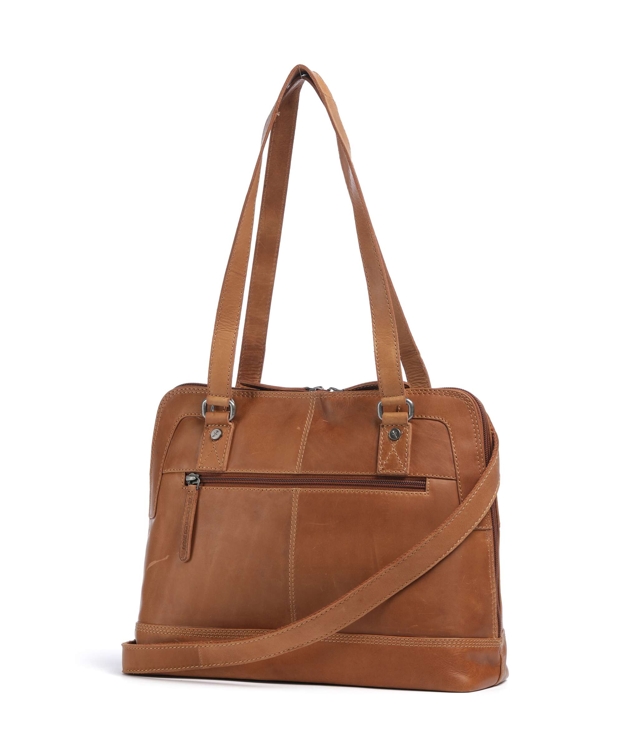 The Chesterfield Brand Wax Pull Up Cow Seron Shoulder bag cognac