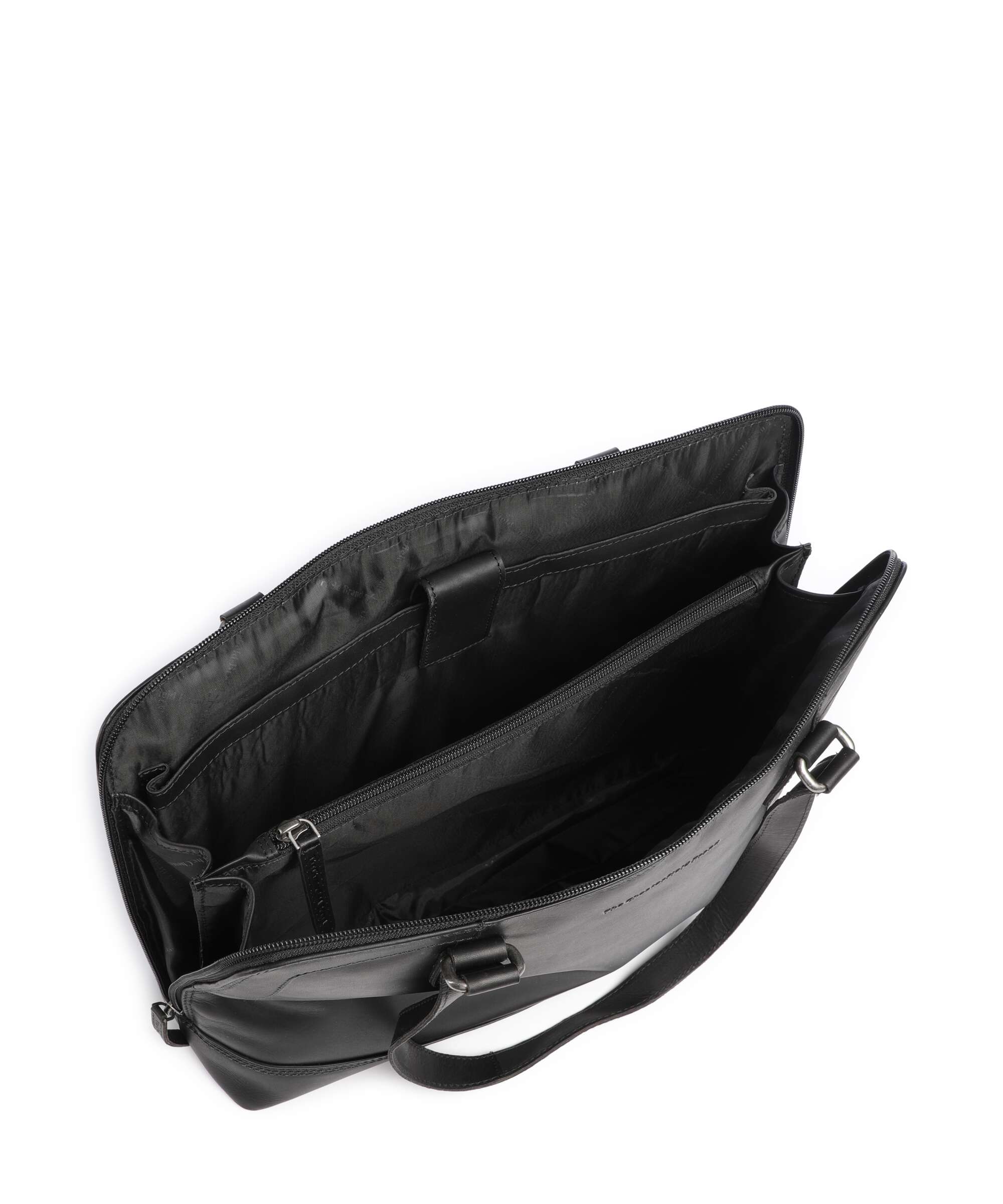 The Chesterfield Brand Wax Pull Up Cow Elvar Shoulder bag black