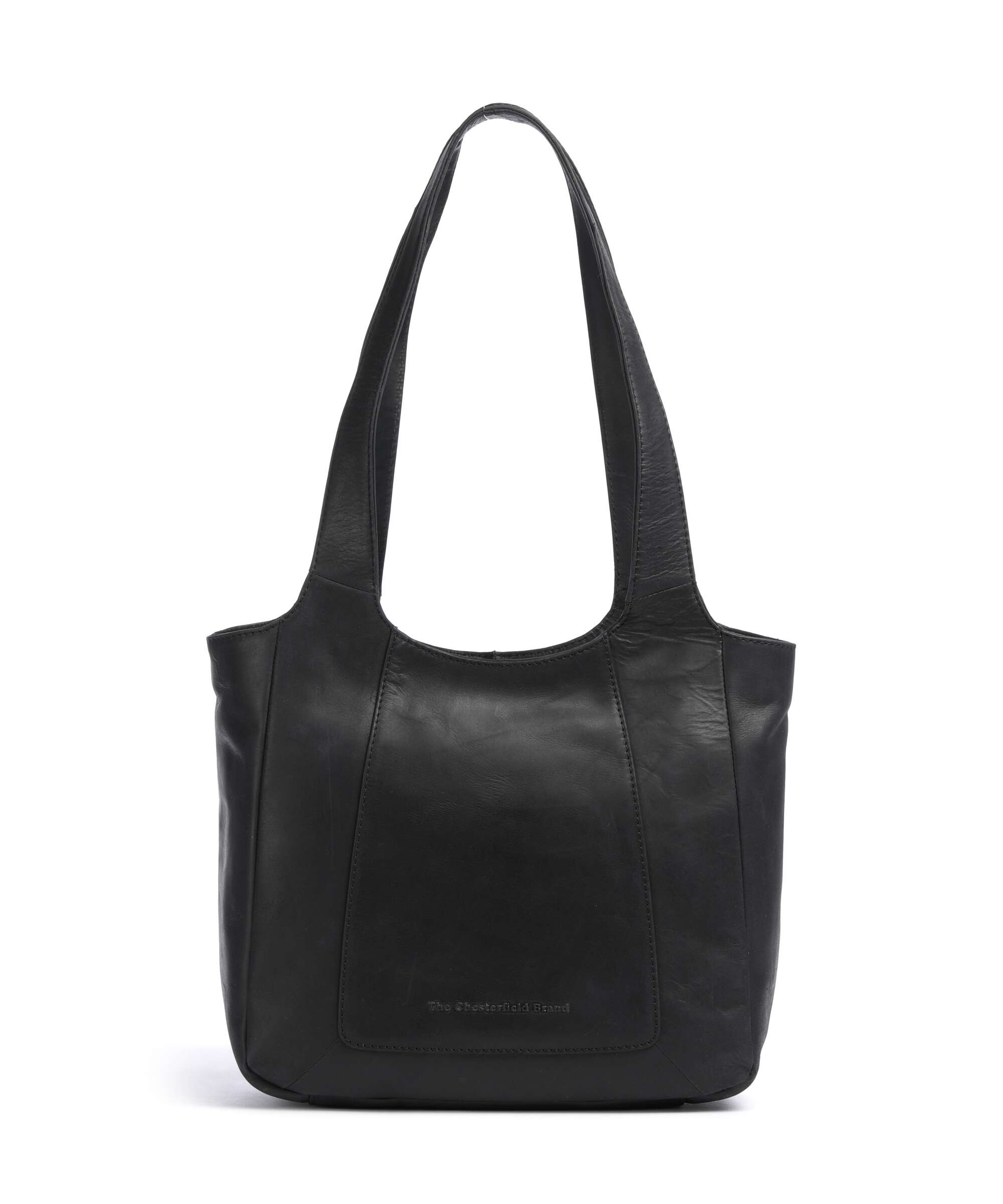 The Chesterfield Brand Wax Pull Up Cow Tofino Tote bag black