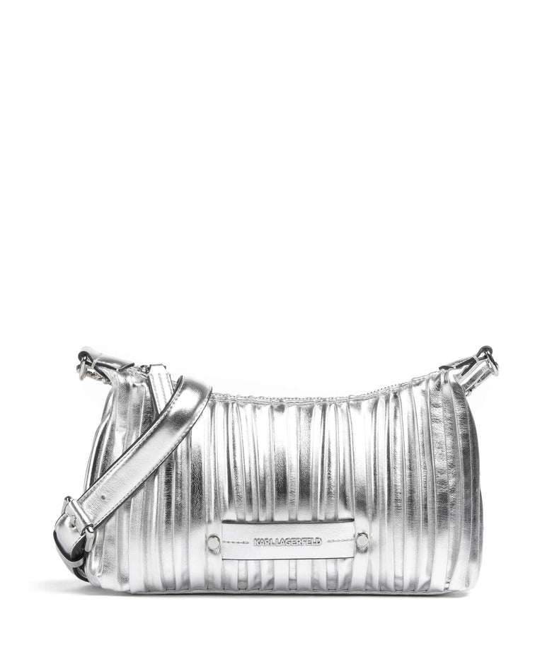 Karl Lagerfeld K/Rue St Guillaume Small Crossbody bag silver