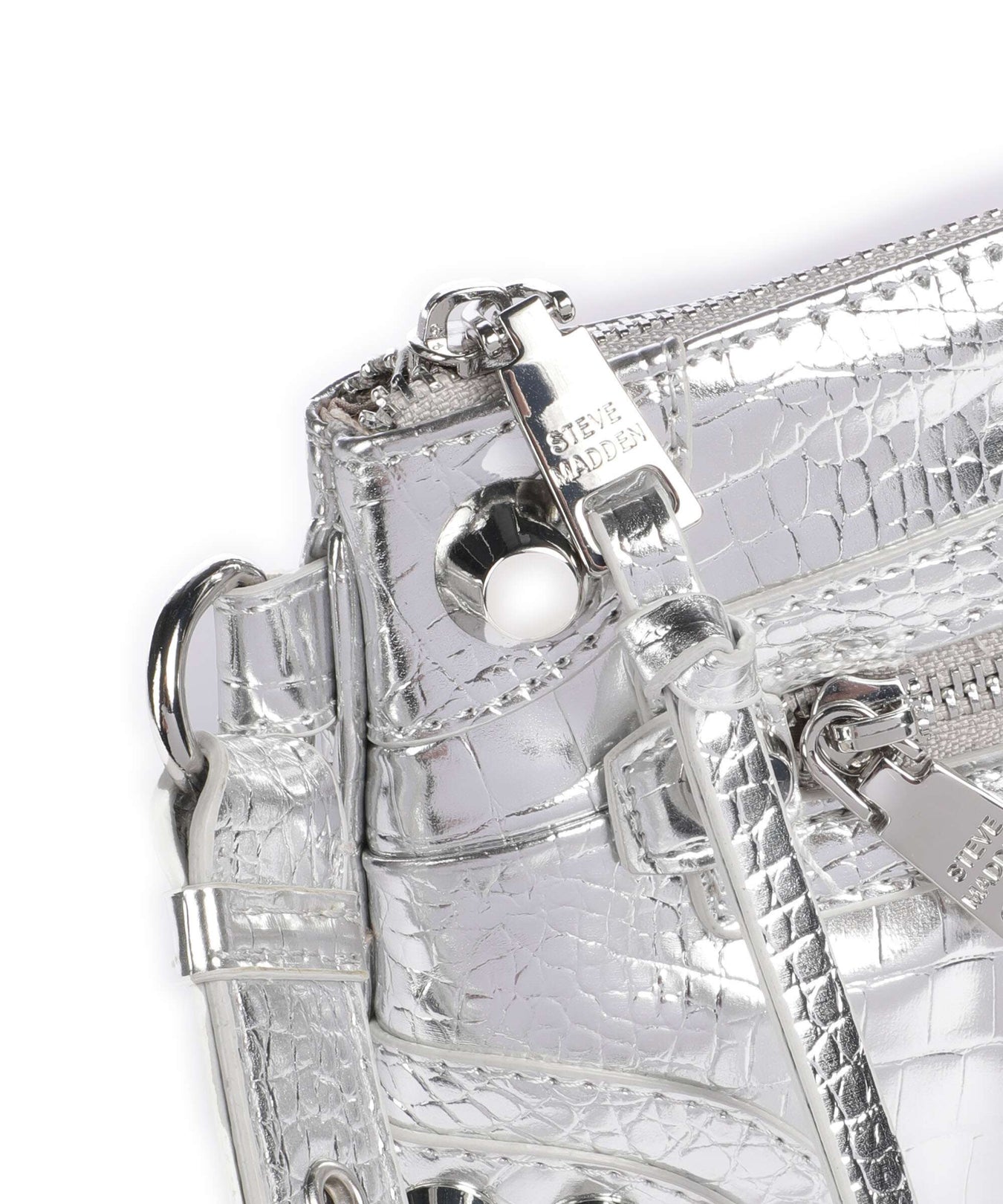 Steve Madden BDOVA Clutch bag silver