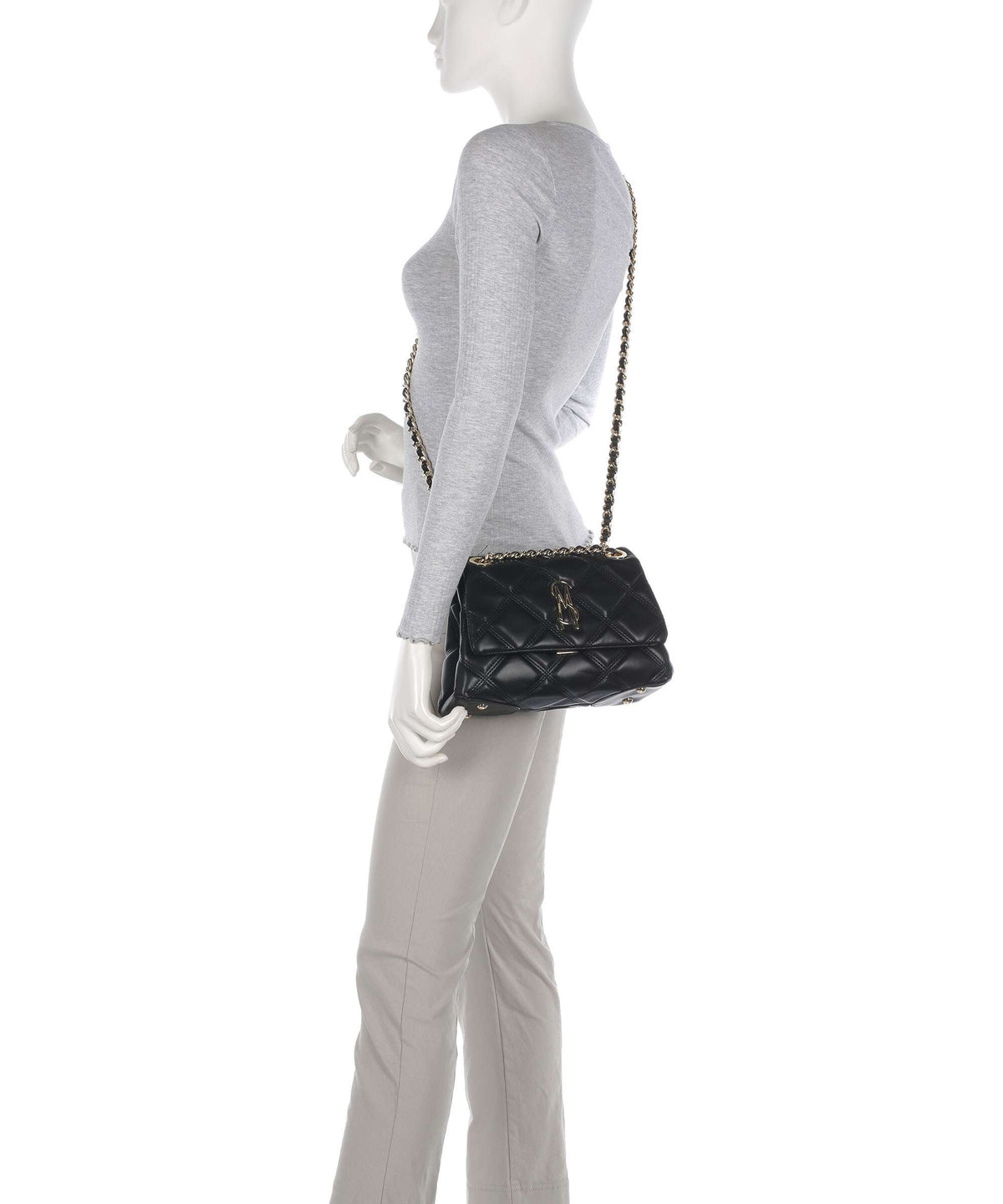Steve Madden BVOLTURI Shoulder bag black/gold