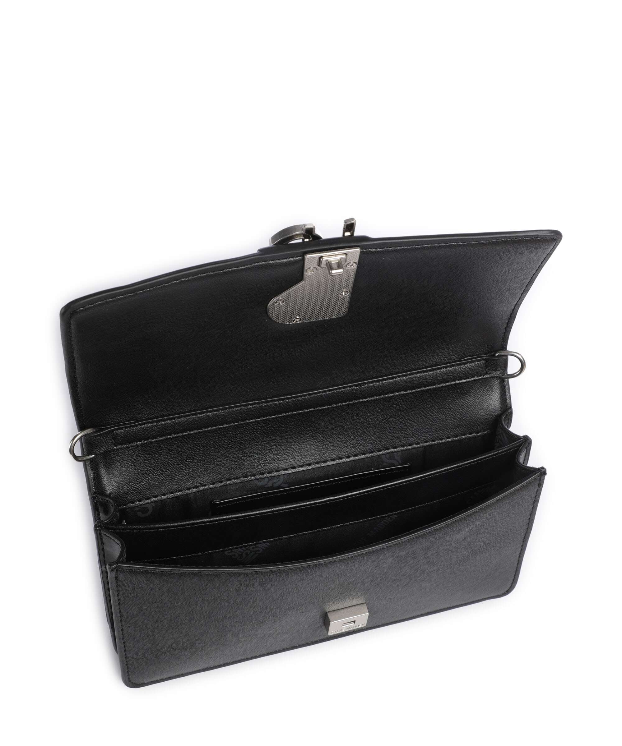 Steve Madden BRAGE Crossbody bag black/silver