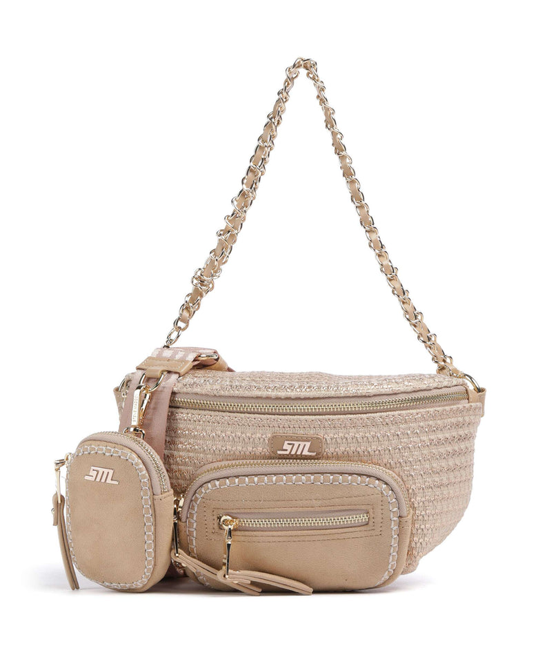 Steve Madden BDOUBLES Crossbody bag cream/gold