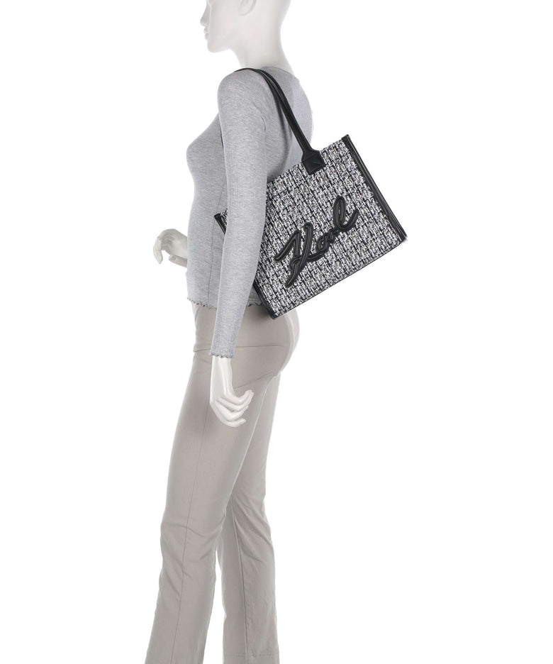 Karl Lagerfeld K/Skuare Medium Tote bag black/white