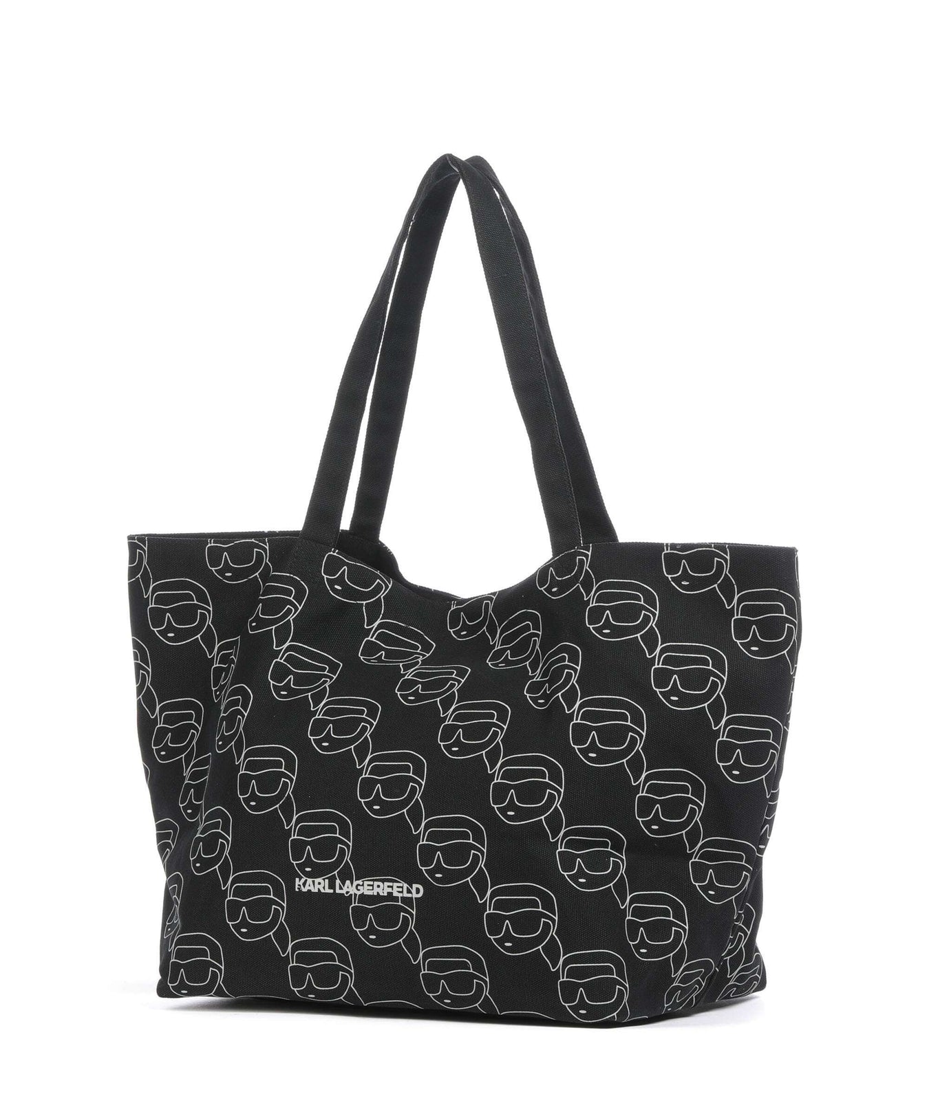 Karl Lagerfeld Ikon Tote bag black/white