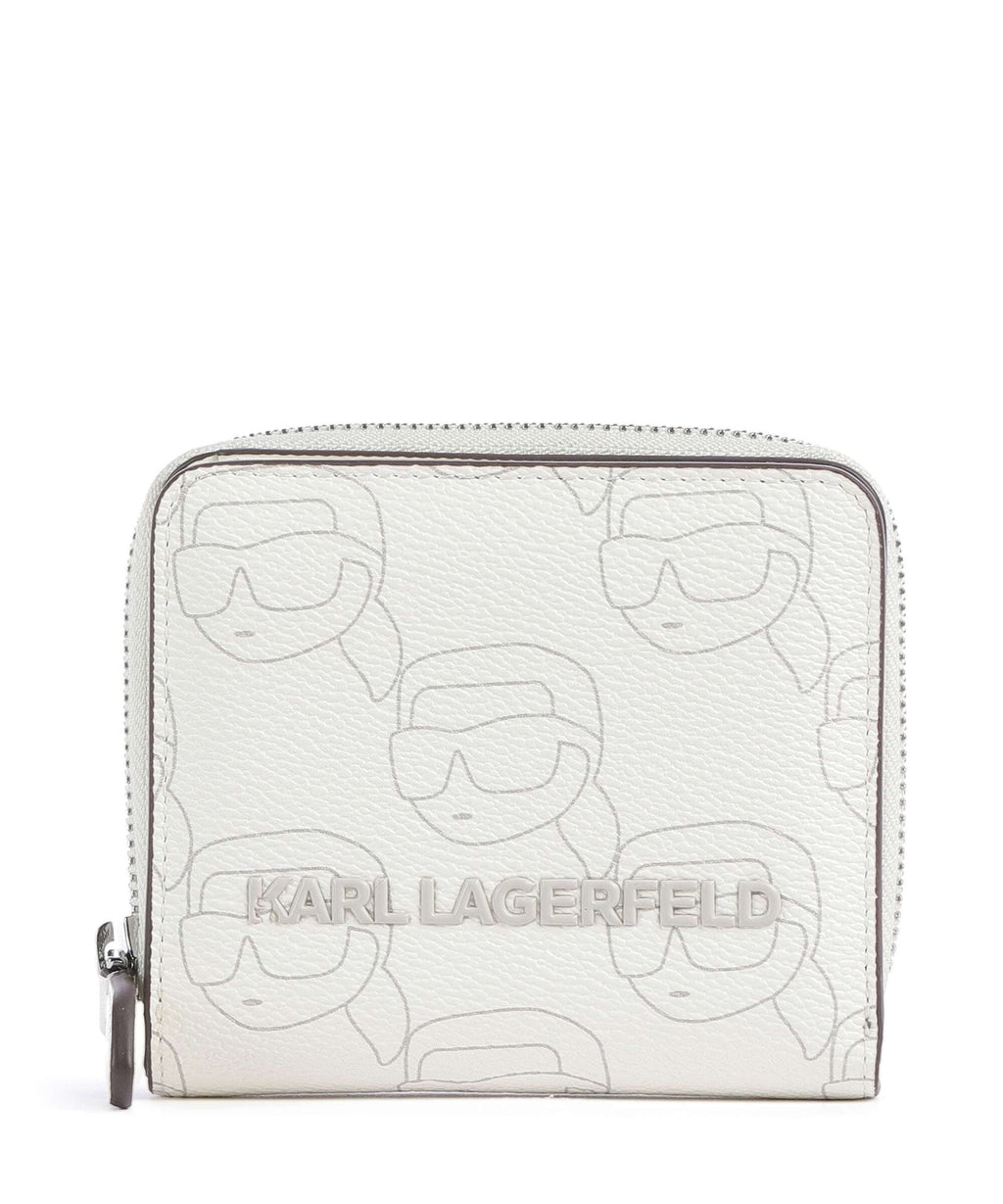 Karl Lagerfeld K/Ikonik Mono Wallet offwhite