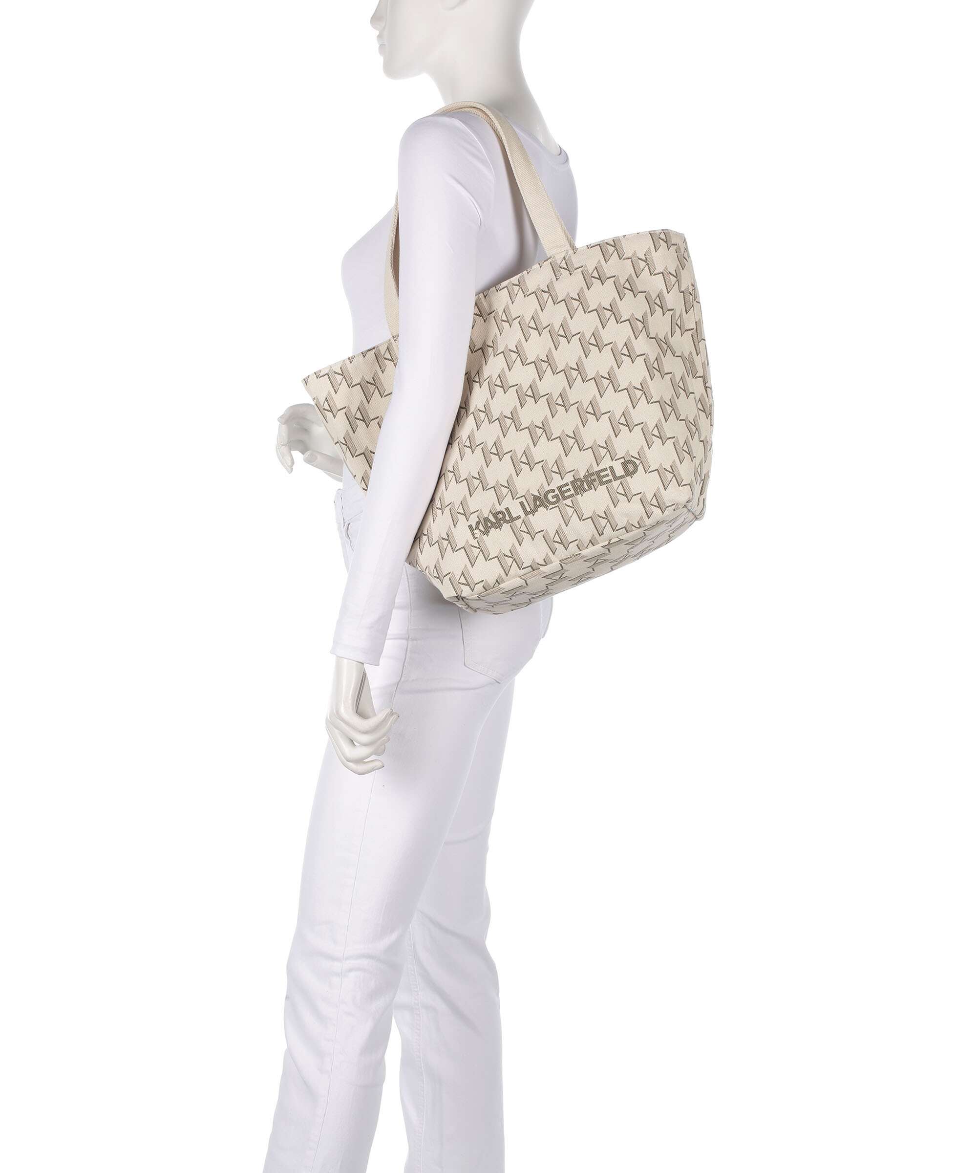 Karl Lagerfeld K/Monogram Tote bag natural