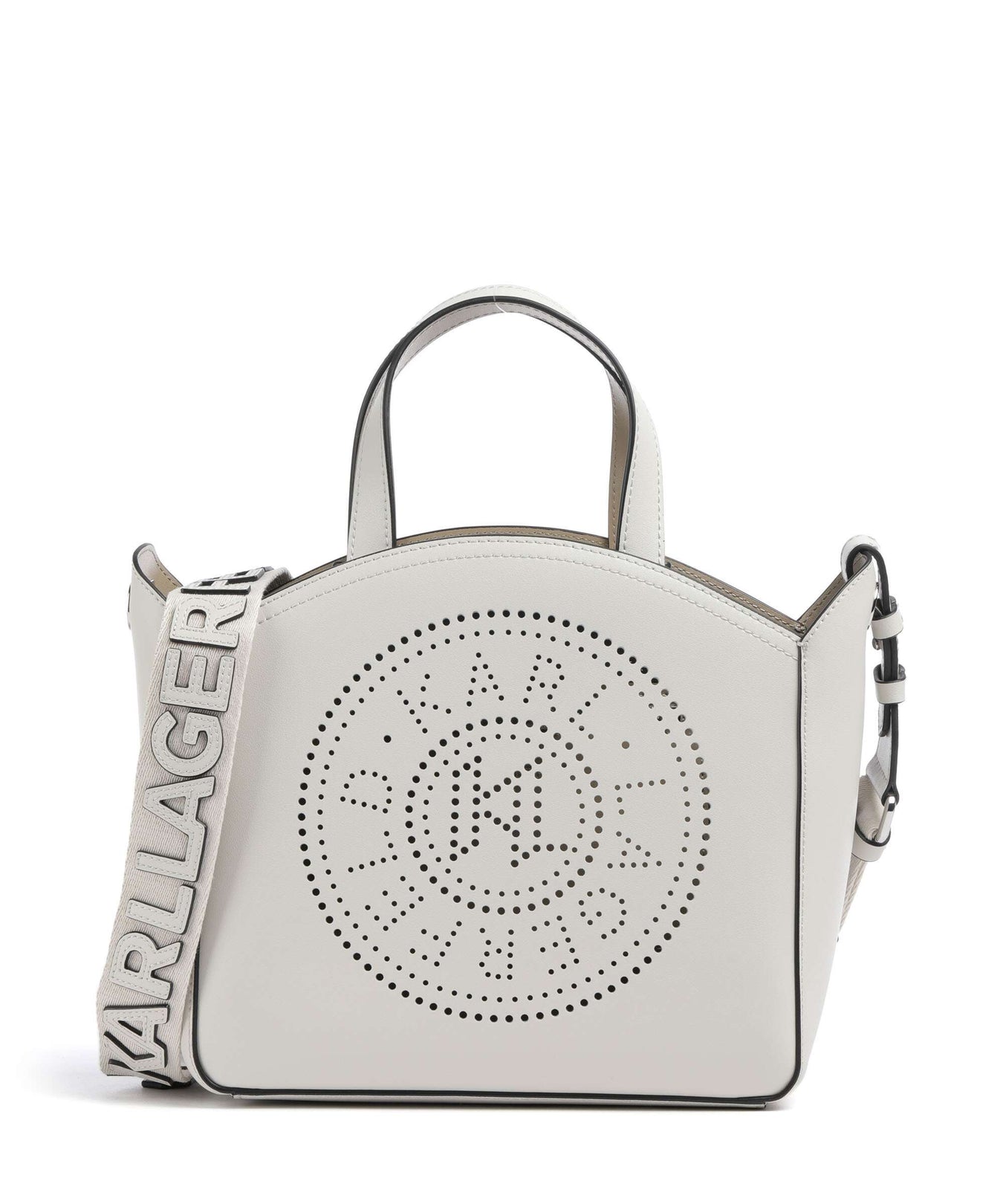 Karl Lagerfeld K/Circle Small Handbag cement