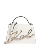 Karl Lagerfeld K/Signature 2.0 Kabelka off white