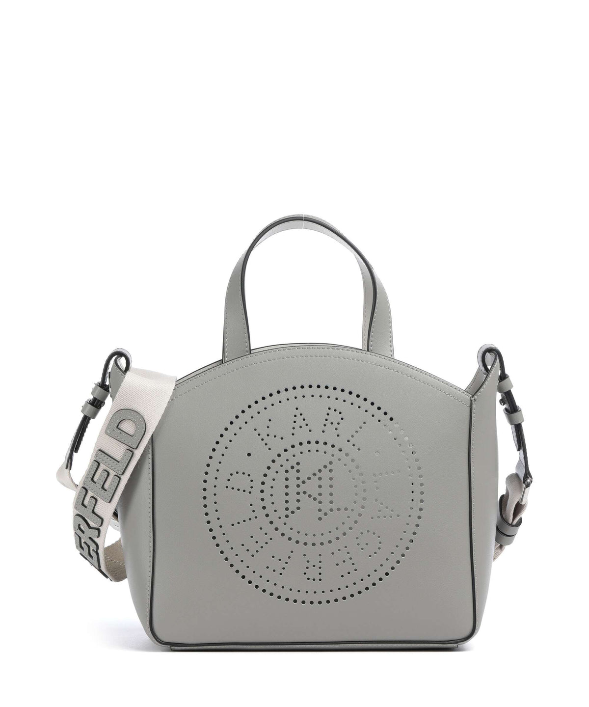 Karl Lagerfeld K/Circle Small Handbag cloud grey
