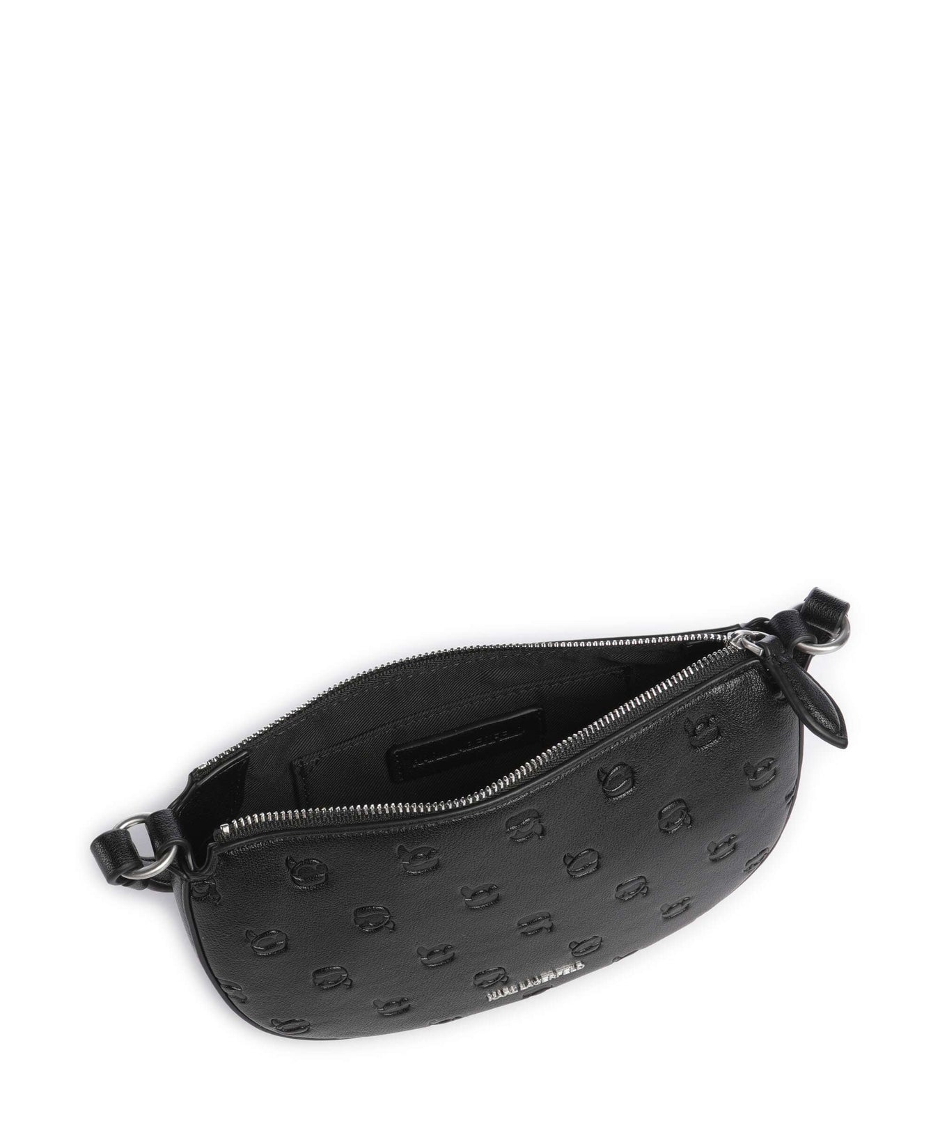 Karl Lagerfeld K/Ikon Monogram Crossbody bag tonal black