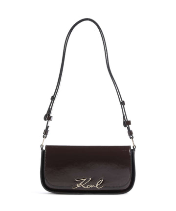 Karl Lagerfeld K/Signature Taška přes rameno tobacco
