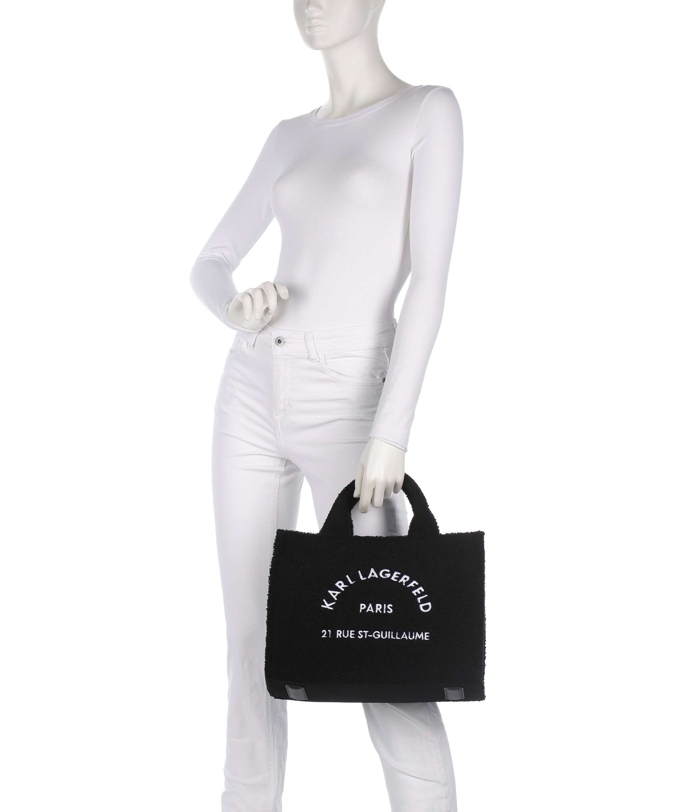 Karl Lagerfeld K/Rue St Guillaume Medium Handbag black