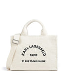 Karl Lagerfeld K/Rue St Guillaume Medium Kabelka off white