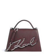 Karl Lagerfeld K/Signature 2.0 Medium Kabelka windsor/burgundy