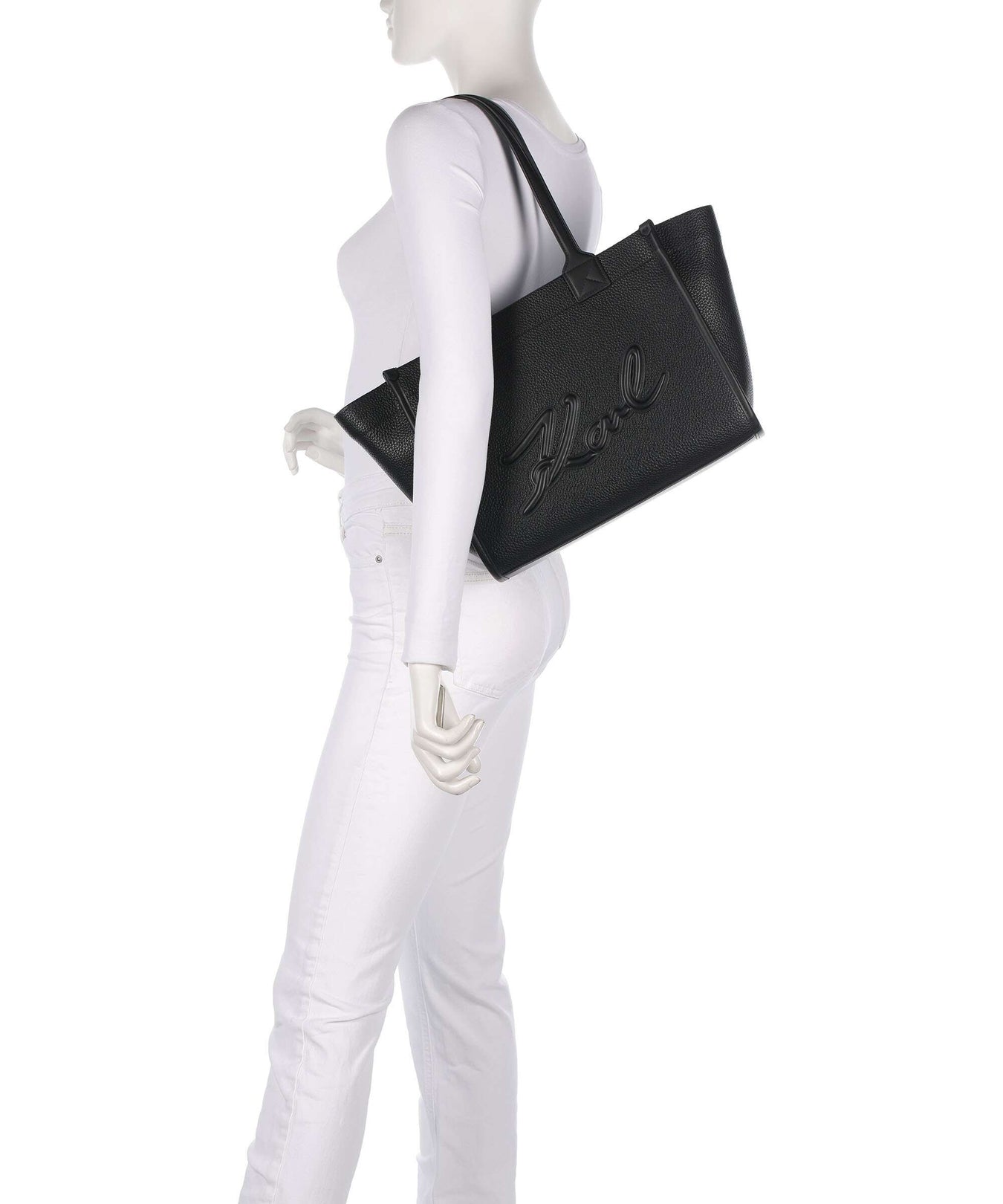 Karl Lagerfeld K/Skuare Medium Tote bag black/nickel