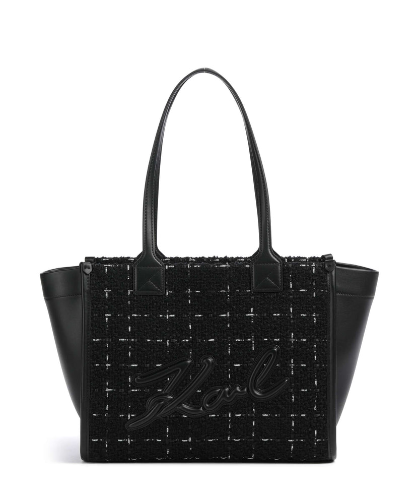 Karl Lagerfeld K/Skuare Medium Tote bag boucle/black/white