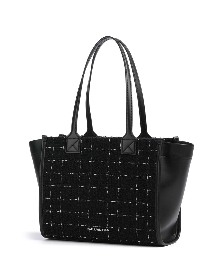 Karl Lagerfeld K/Skuare Medium Tote bag boucle/black/white