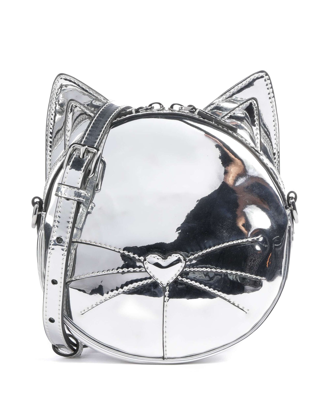 Karl Lagerfeld Ikon Chat Crossbody bag silver