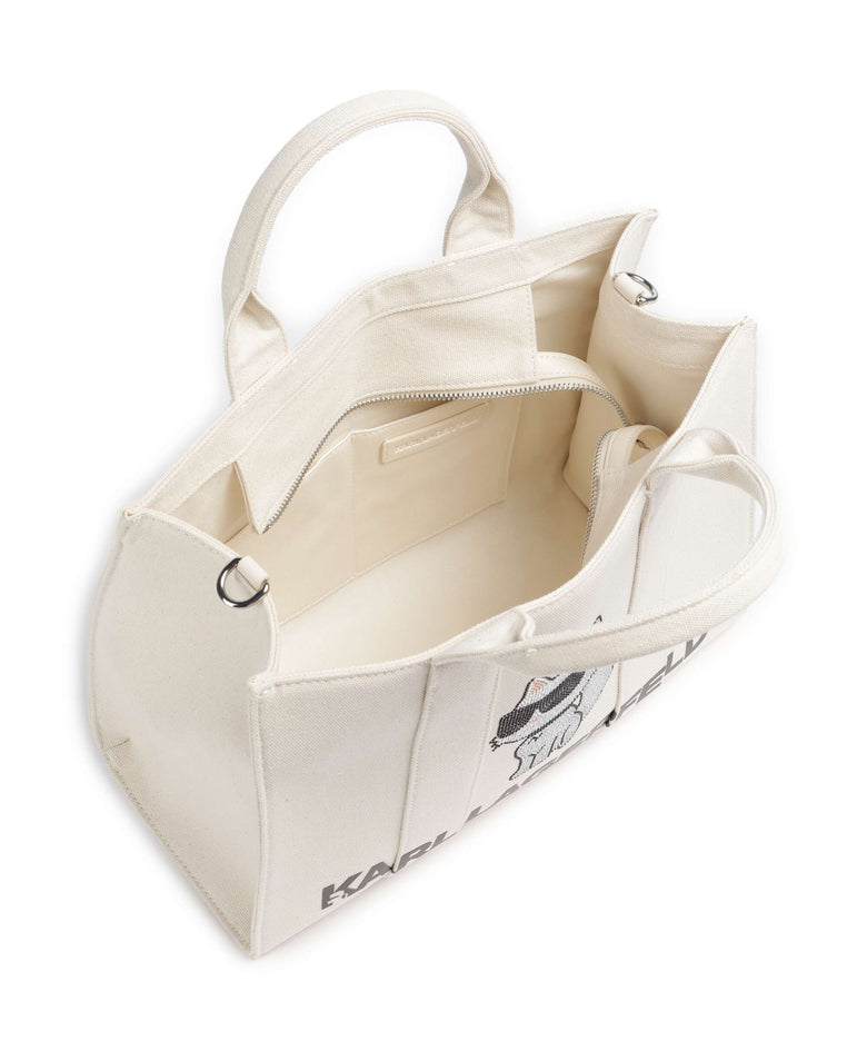 Karl Lagerfeld Ikon Choupette Medium Handbag natural