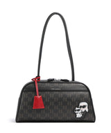 Karl Lagerfeld Ikon Monogram Taška přes rameno brown/kl mono