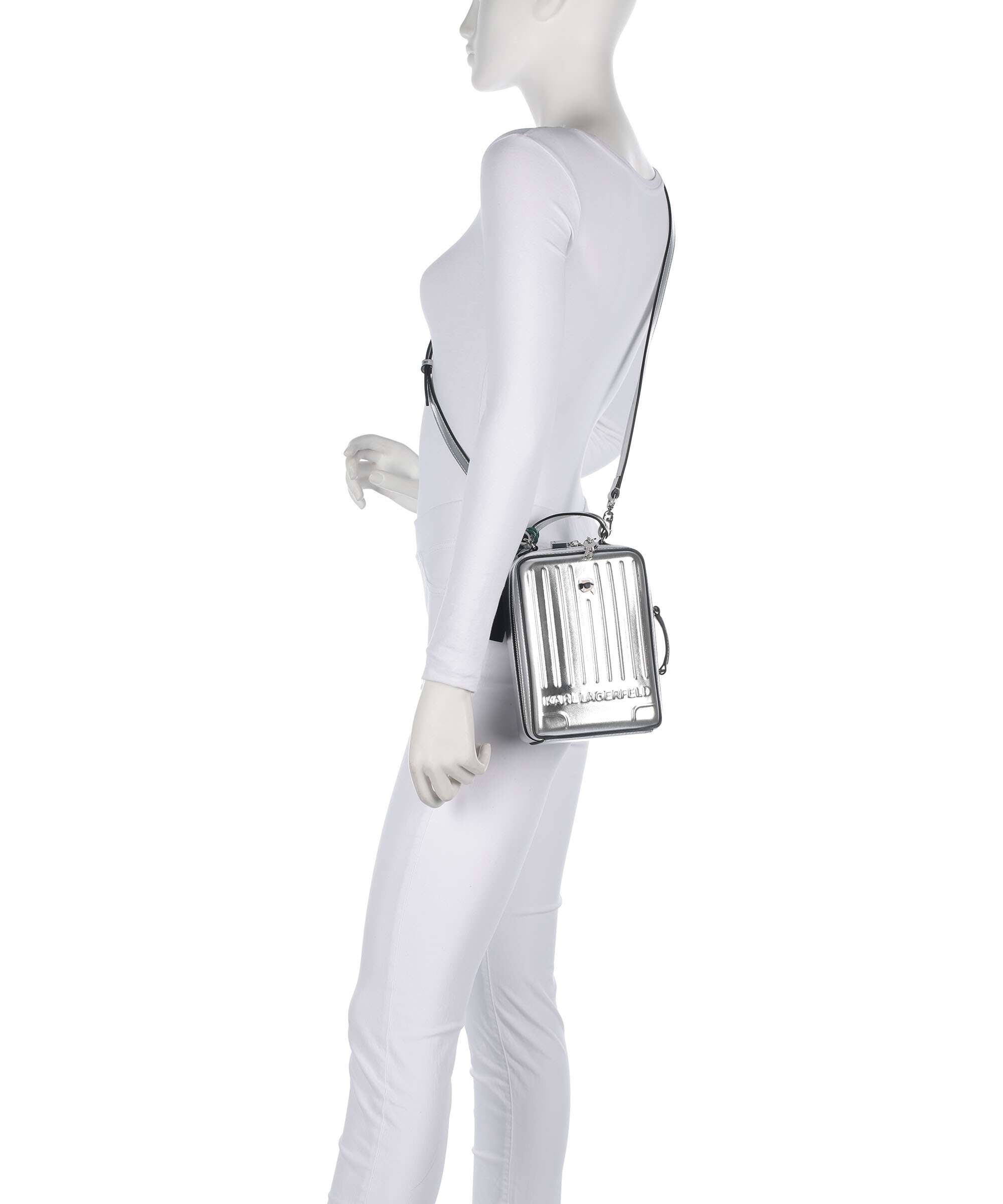 Karl Lagerfeld Ikon Crossbody bag silver