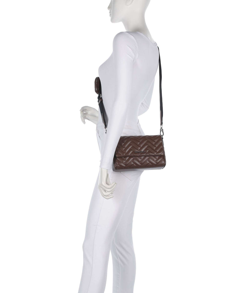 Karl Lagerfeld K/Brick Crossbody bag dark friar brown