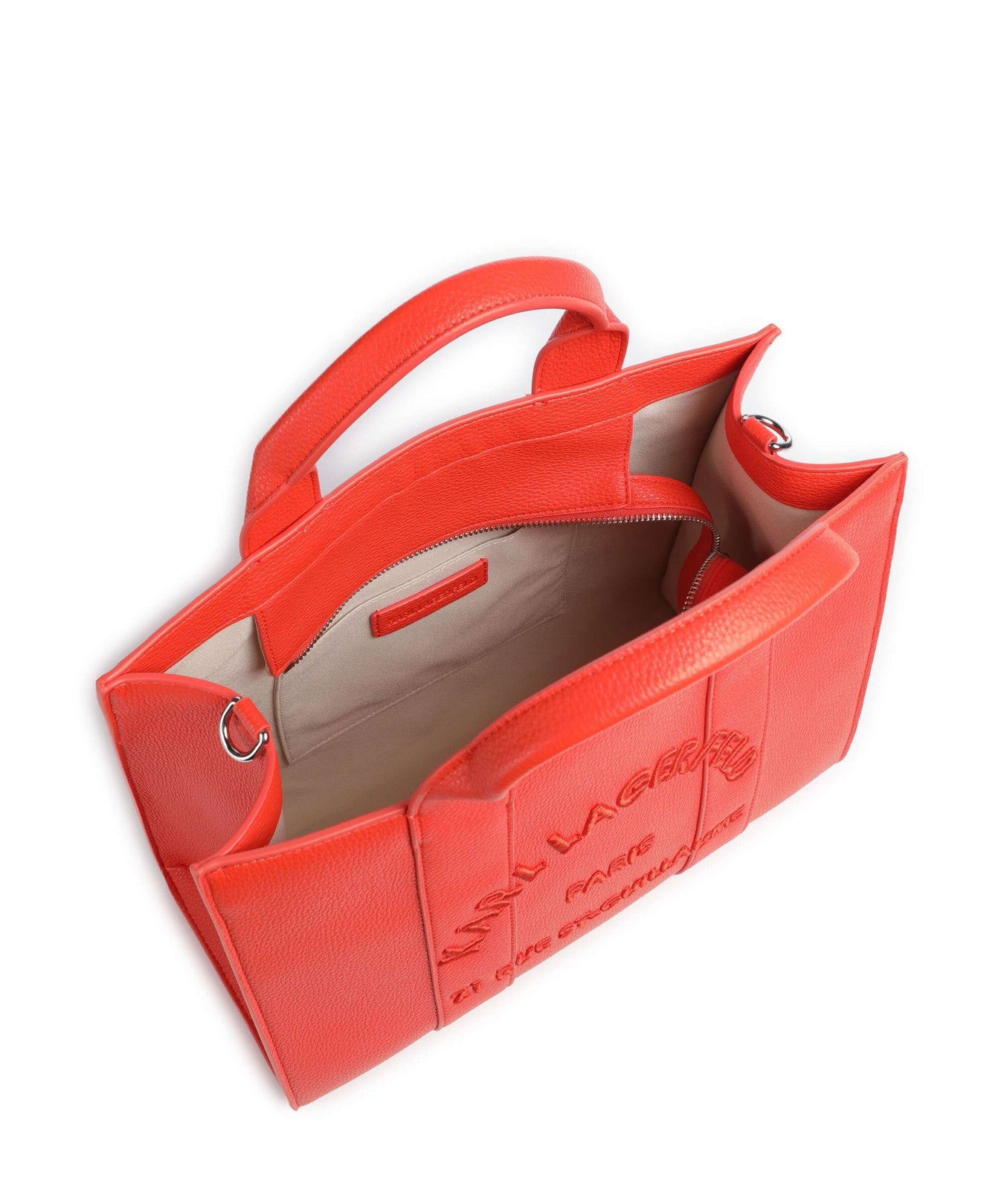 Karl Lagerfeld K/Rue St Guillaume Medium Handbag grapefruit