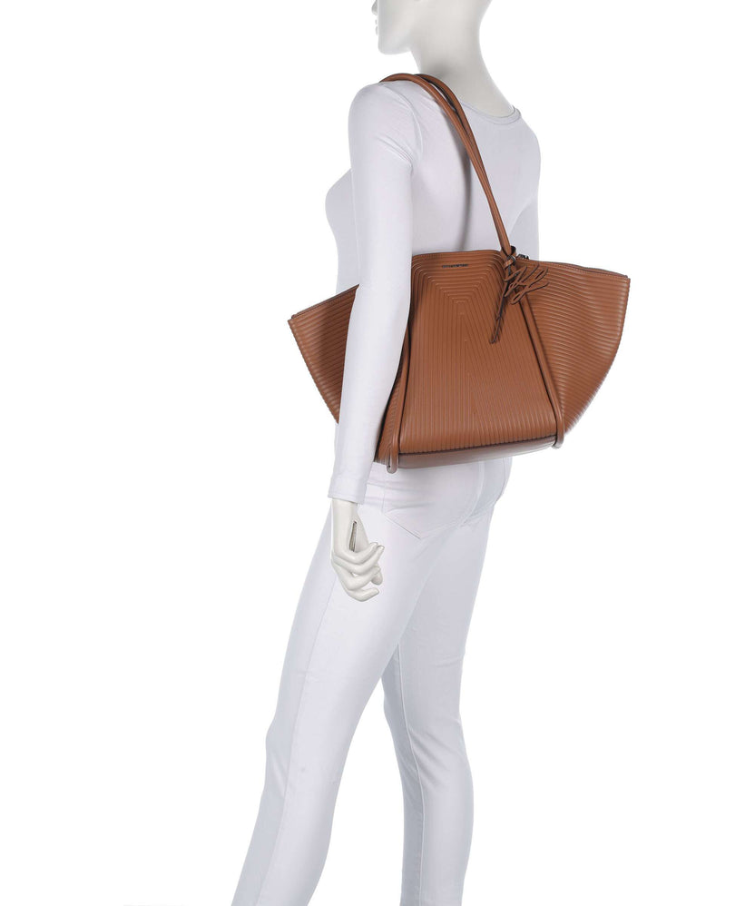 Karl Lagerfeld K/Wellen Medium Tote bag dark tan