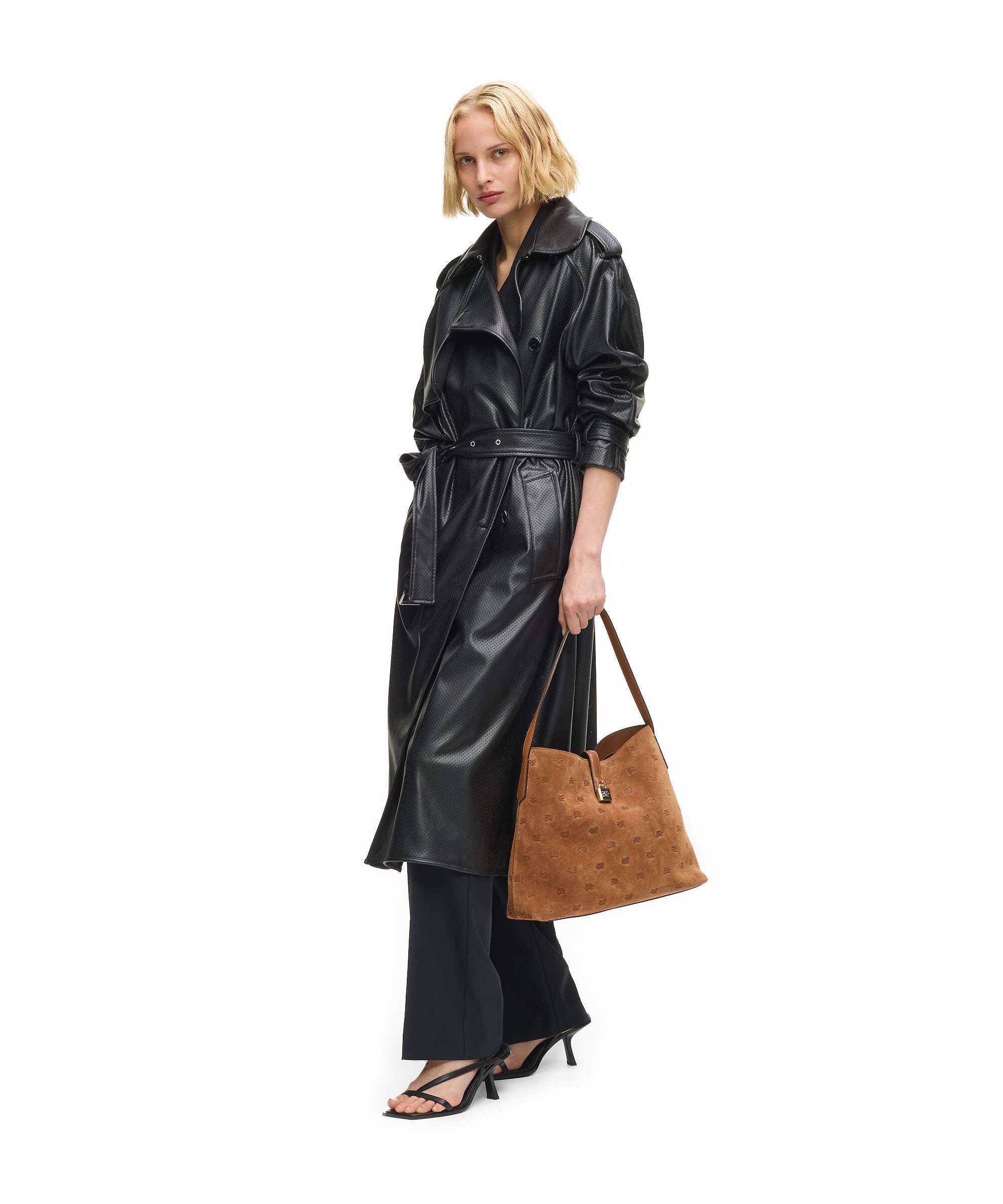 Karl Lagerfeld K/Autograph Hobo bag dark tan